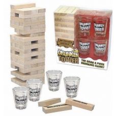 Alcoholic game "Drunken Tower"